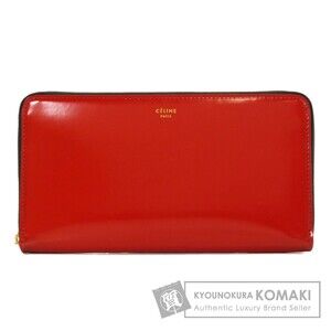 Celine Zipped Multi Function Long Wallet Patent Leather